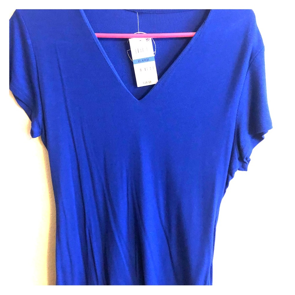 INC blue shirt
